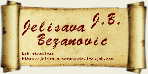 Jelisava Bežanović vizit kartica